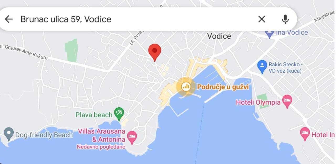Vila Perlica Vodice Exteriér fotografie